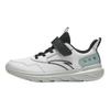 Anta Kids Vitality Simple Versatile Lightweight Shock Absorbing Breathable Low Top Running Shoes Kids Running Shoes Gray Black Blue A12435568-1
