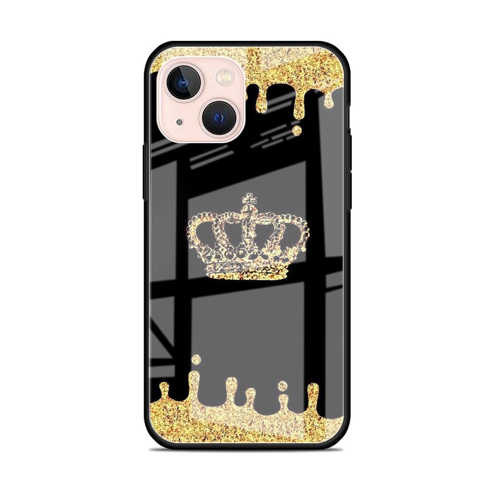Glass Case For Apple iPhone 14 13 11 12 Pro 7 XR X XS Max 8 6 6s Plus SE 2022 13Pro Tempered Phone Tampa Cute Mom Queen Princess