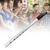 Musical Short Flute Portable Alloy Professional   Short Flute with Lrning Manual for Students