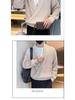 Herbst/Winter 2025 Herren V-Ausschnitt Lockerer Freizeit Pullover Strickware Oberteil