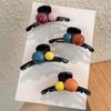 Small Women's Summer Hair Claw Clip - Plastic Shark Clip for Volume & Style Hairpin