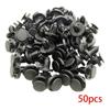 50Pcs/Set 8mm Rivet Retainer Plastic Car Fastener Clip Auto Bumper Fender Push Type Fixing Clips for Nissan Livina TIIDA Sylphy