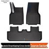 Floor Mats with Full Coverage for Tesla Model Y - TPE Style with Pedals