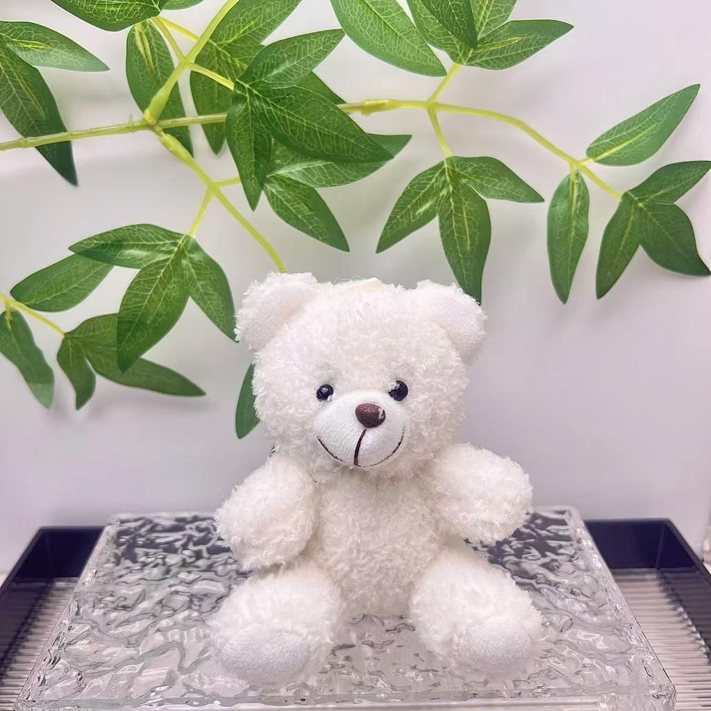 Delightful Cartoon Teddy Bear Keychain With Luxurious Short Plush For Trendy Accessories