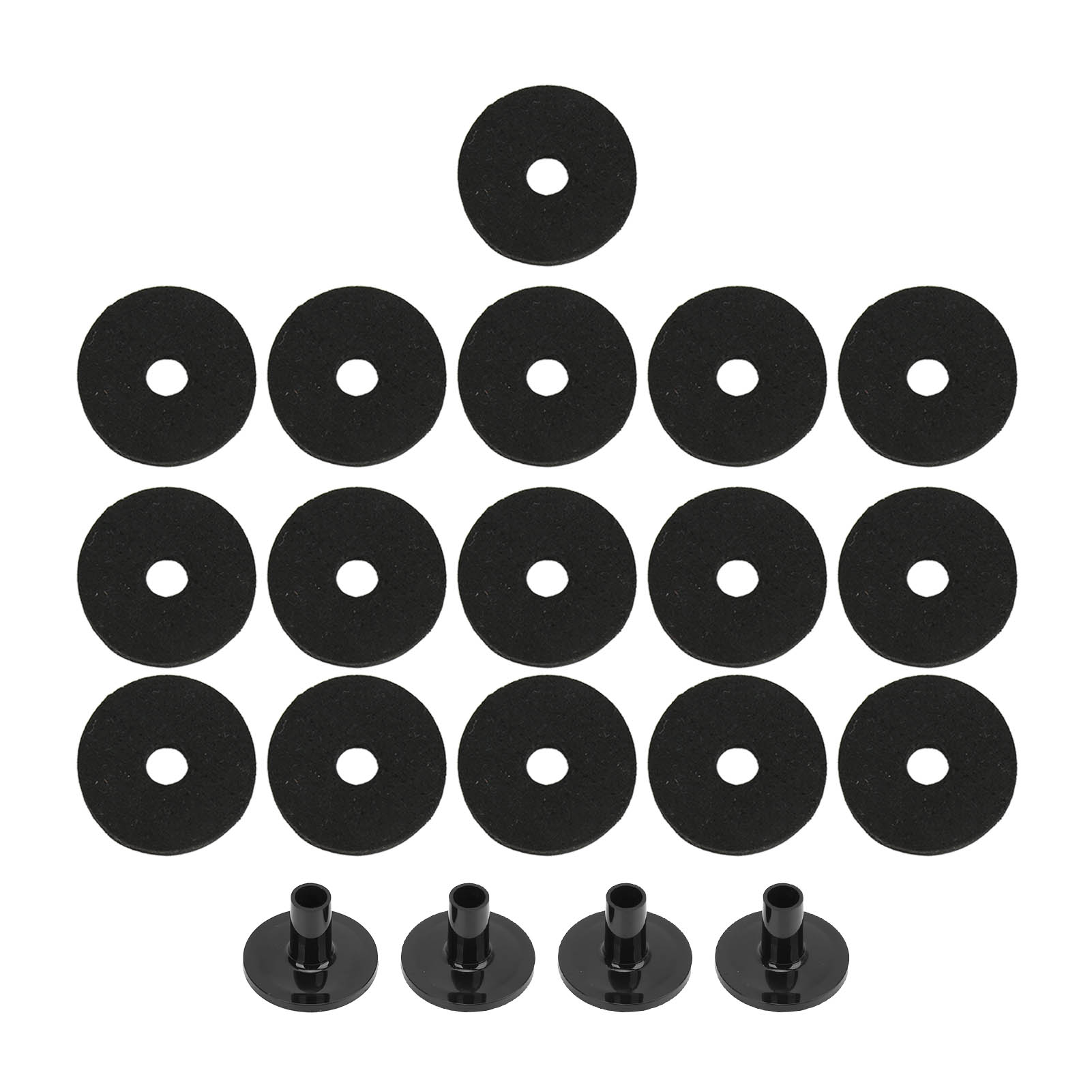 20Pcs/Set Cymbal Replacement Accessories Plastic Felt Cymbal Sves for Most   Kits