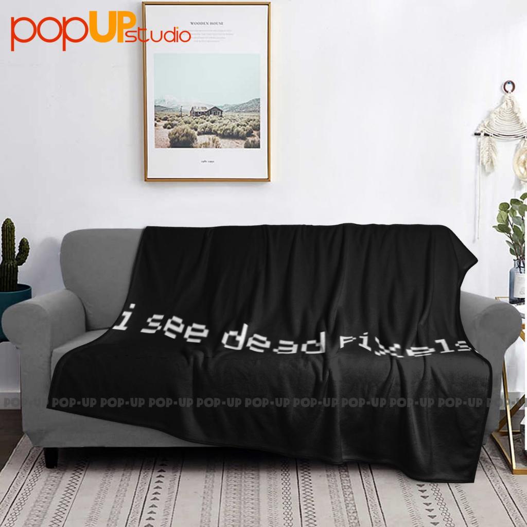 I See Dead Pixels Ultra-Soft Blanket Quilt Winter Sofa Cover Bed Covers