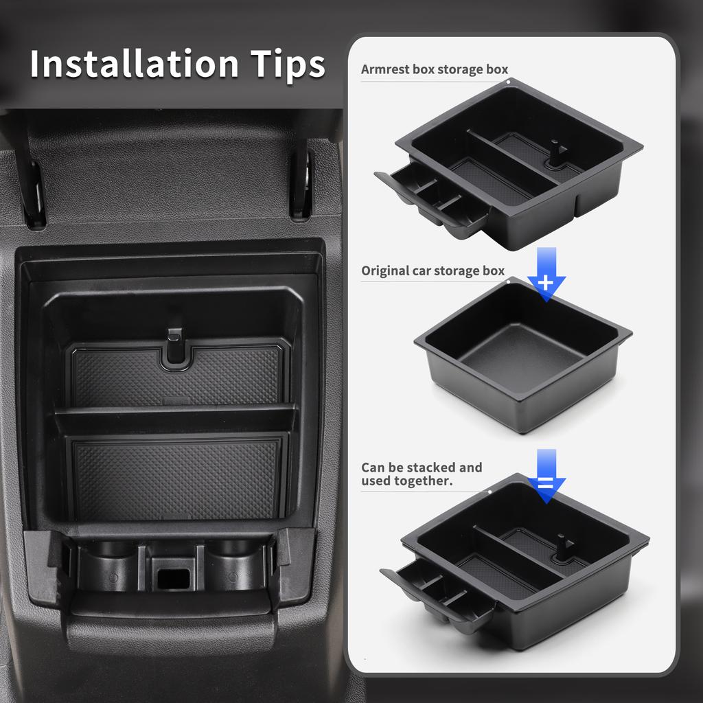 For Chevrolet Chevy Colorado 2025 2025 GMC Canyon Car Central Armrest Storage Box Tray Organizer Accessories Tidying