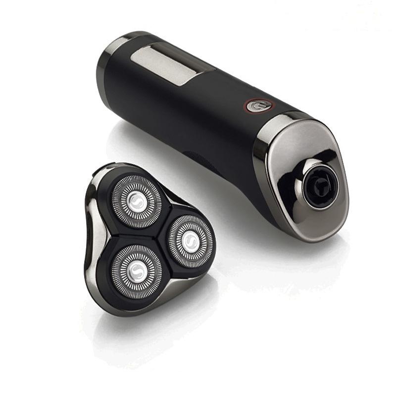 Rechargeable 3-in-1 Waterproof Electric Shaver: Beard Trimmer, Hair Clipper & Nose Trimmer Set