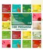 Teabox Wellness Grüner Tee Probierpaket - 100 verschiedene Teebeutel, 10 Sorten × je 10 Stück | Ganze Blätter, 0 % Bitterkeit | Grüner Tee Sortenpaket für den Abend