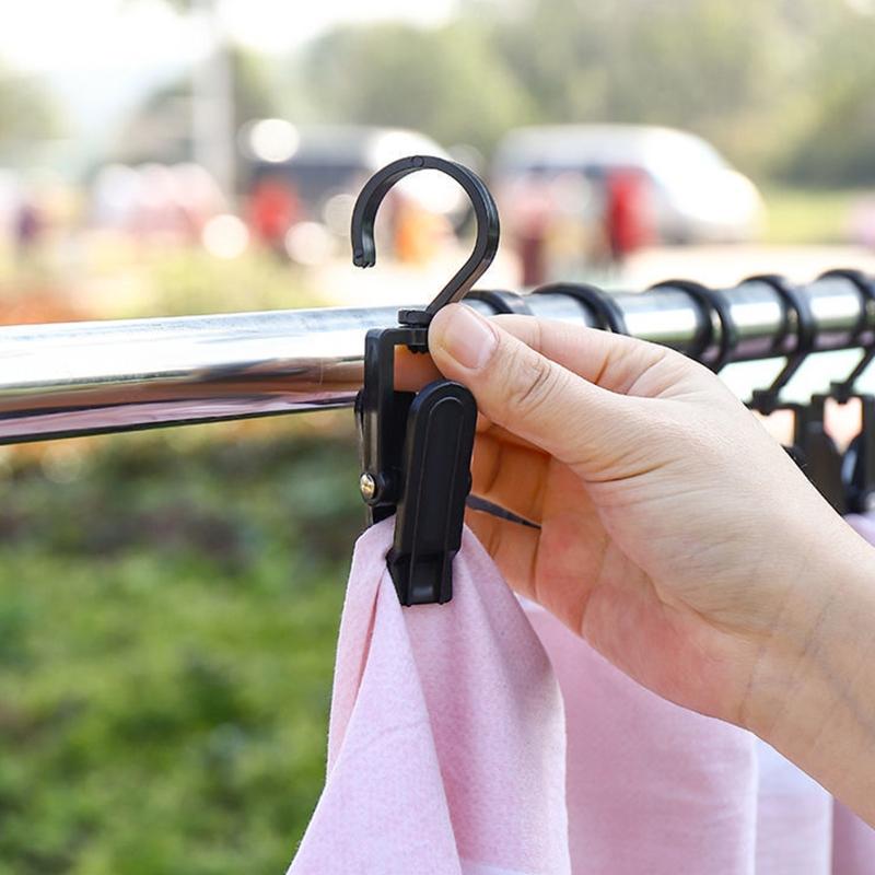 Durable Plastic Hat Dress Clips On Hook Hanging Clothes Peg Laundry Clothes Clip Hanger Laundry Storage Organization