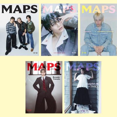 Brand-New MAPS Japan Magazine No.1 No.5 No.6 No.7 No.8