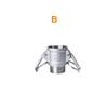 1PC DN15 1/2" 304 Stainless Steel Homebrew Camlock Fitting Adapter MPT FPT Barb Camlock Quick Disconnect For Hose Pumps Fittings