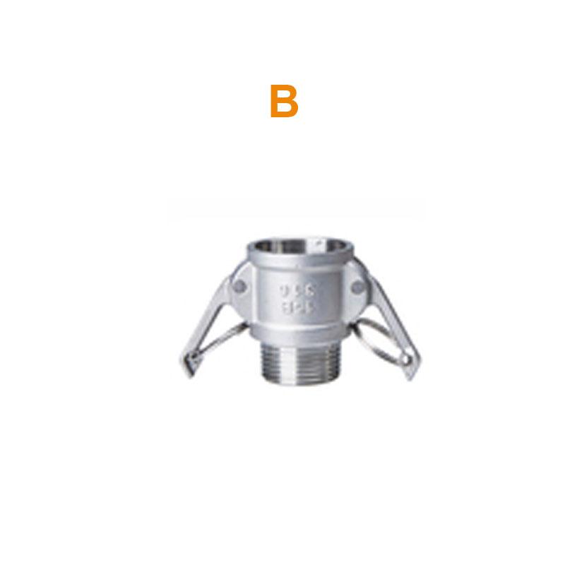 1PC DN15 1/2" 304 Stainless Steel Homebrew Camlock Fitting Adapter MPT FPT Barb Camlock Quick Disconnect For Hose Pumps Fittings