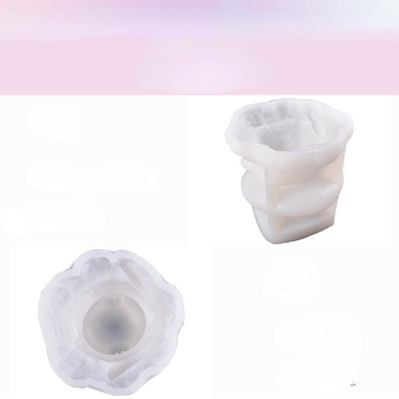 3D Mushroom House Silicone Mold DIY Aromatherapy Gypsum Mushroom House Epoxy Candle Mold