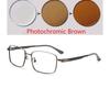 0 -0.5 -0.75 To -6 Full Frame Prescription Glasses For The Nearsighted Photochromic Lens Square Hyperopia Spectacle +0.5 To +4.0