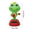Solar Dancing Toys Decorative Animal Dashboard Ornament Valentine's Day Desk Ornament for Home Decor Car Dashboard Decor Figure