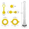 1~5 Set Gas Can Spout Replacement Car Flexible Pour Nozzles Gasket Kit with Collar Caps Stopper and Spout Cover Car Accessories