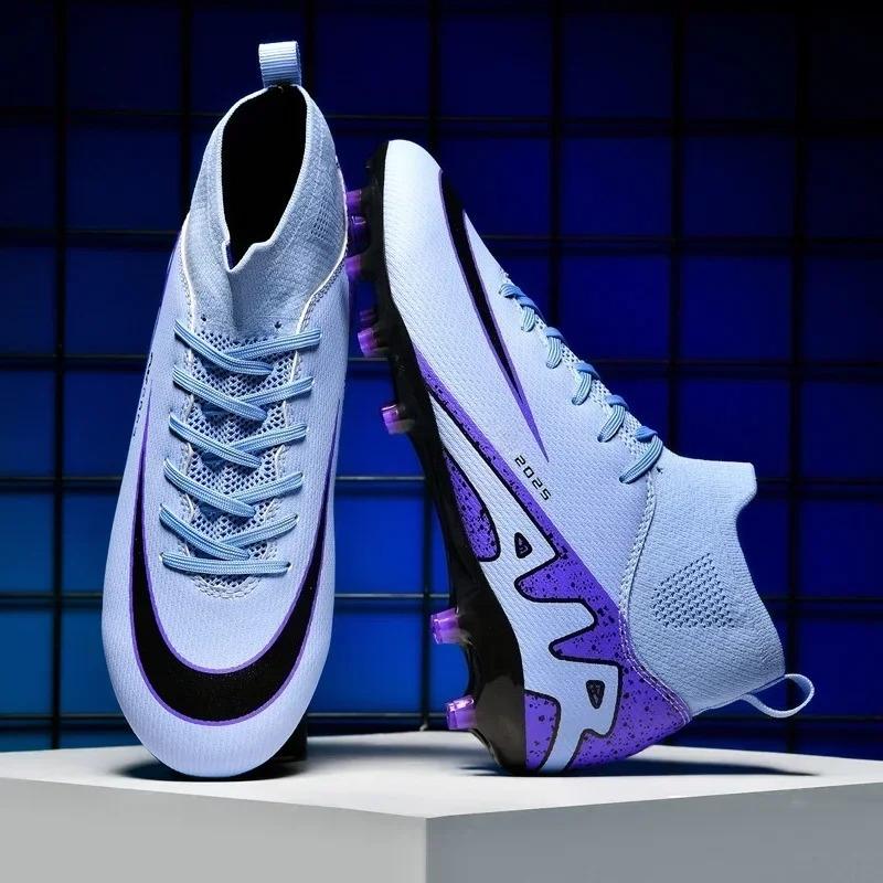 Fashion Pink Soccer Shoes Men Professional Lightweight Sock Men's Football Shoe Outdoor Non-slip Original Football Boot Sneakers