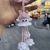 Halloween Pendant 3D Soft Plush Ghost Crochet Kit Festive Holiday Pendant Decoration Whimsical Halloween Accessories