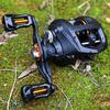 Baitcasting-Angelrollen 10 + 1BB 6,3: 1 GR Casting-Angelrolle für die Reise Bass Lure Fishing Reel