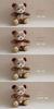Mini Teddy Bear with Shining Birthstone Mini Bear Angel Crystal [Petit Lou] Crystal, (July)