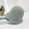 Loosen Wool Turban Hat Women's Soft Fur Bucket Hat