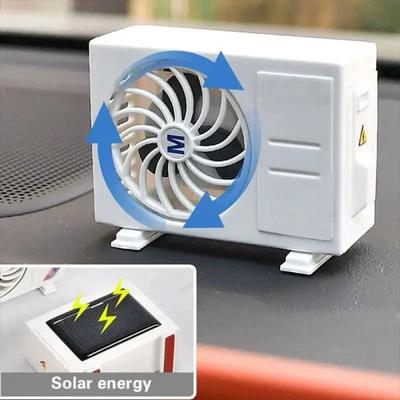 Solarbetriebener Luftreiniger für Auto-Klimaanlage Modell Dekoration für Auto-Lüftungsschlitze Parfüm-Diffusor Geruchsbeseitigung