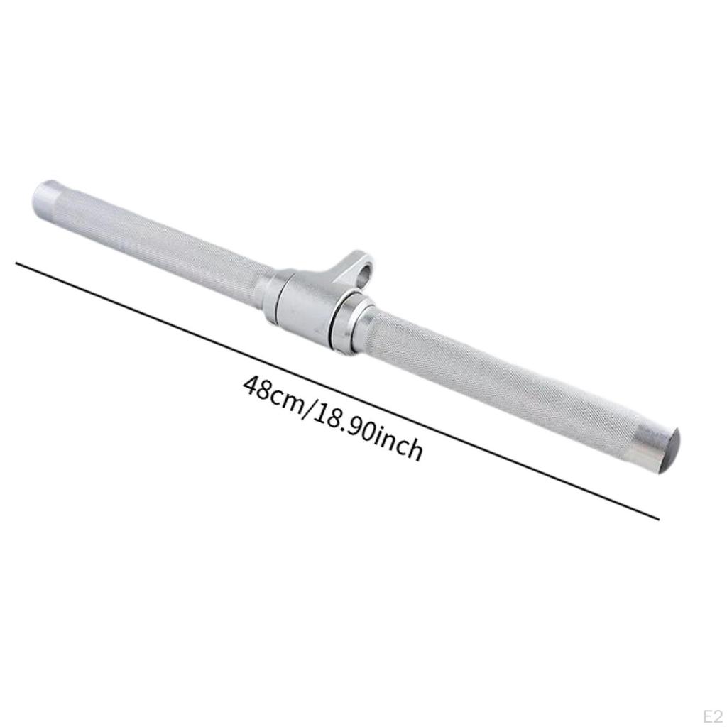 Pull Down Bar Pulldown Attachment Aluminum Alloy Cable Machine for Muscle Building Sport