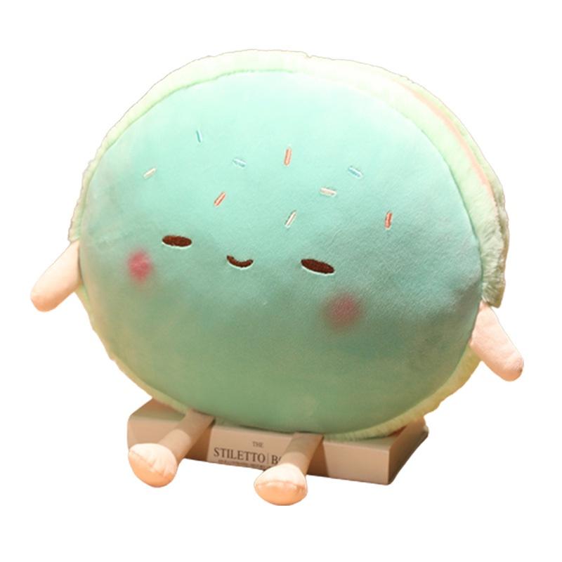 Hamburger Plush Toy With Pp Cotton Soft Filling For Kids Gift And Cozy Hand Warmer