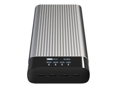 Hyper Hyperjuice 245W USB-C 100Wh Powerbank mit OLED-Display