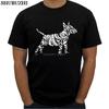 Bull Terrier Men Tshirt  Cotton Summer Luxury Brand Oneck T Shirt Casual Tees and Tops Big Size Homme Sbz5676