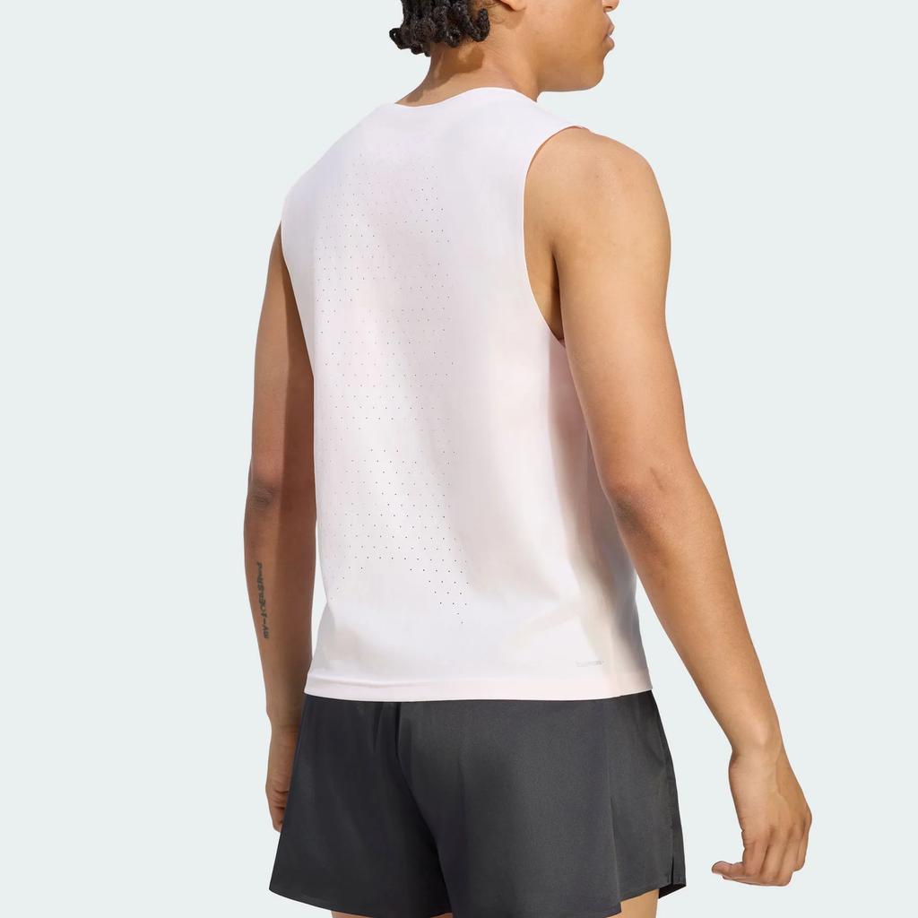 Women's Adidas Tennis Tops Women's Light Pink Crew Neck Moderate