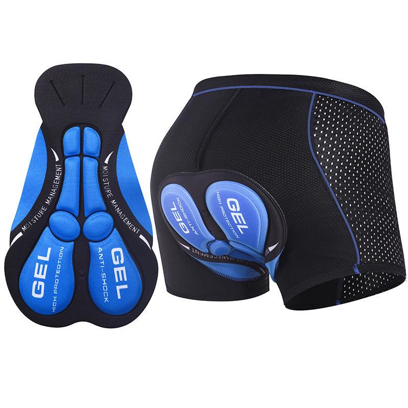 Men's Quick-Dry Padded Cycling Shorts for Mountain and Road Biking