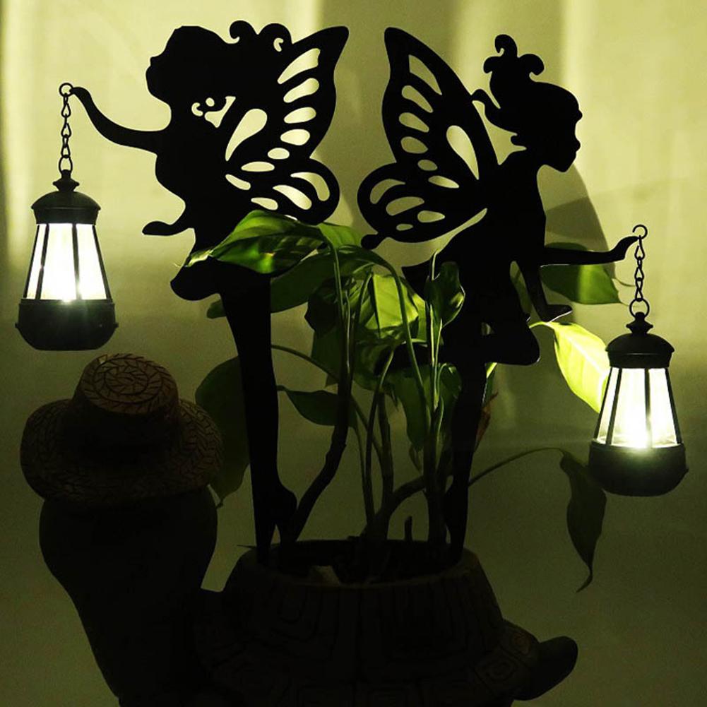 

Solar Outdoors Lights Party Lamps Gardens Floor 2 Ground Insert 2 Lamps Iron Flower Fairy Lawns Light Landscape Lighting Ornament For Outside Garden Two pack