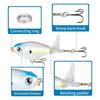 Little Fatty Propellergeräusch Oberflächenköder 11.5g/16g - mit verbesserten Drillingen