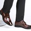 Herren Hochzeitsschuhe Echtes Leder Formell Business Spitzschuh für Herren Kleiderschuhe Herren Oxford Flats Zapatos Hombre