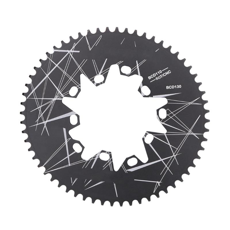Falträder Kettenblatt 52Z/54Z/56Z/58Z/60Z Kettenblatt Schmale Breite Zähne Kettenrad Aluminiumlegierung Fahrräder Kettenblatt