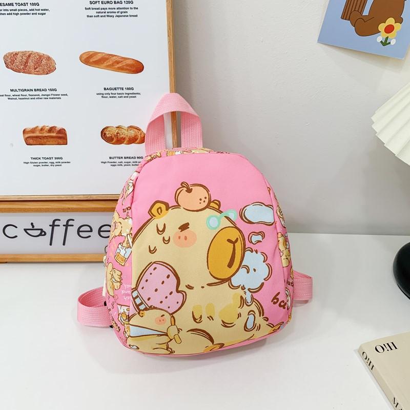 

Школьный рюкзак новая любовь мультяшный рюкзак легкий универсальный капибара детский рюкзак розовый