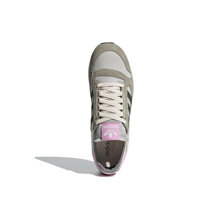 Adidas Originals ZX 500 Semiš Síťovina Klasické Sportovní Pohodlné Všestranné Odolné Nízké Lifestylové Ležérní Boty Unisex tenisky Šedá Růžová GY1997