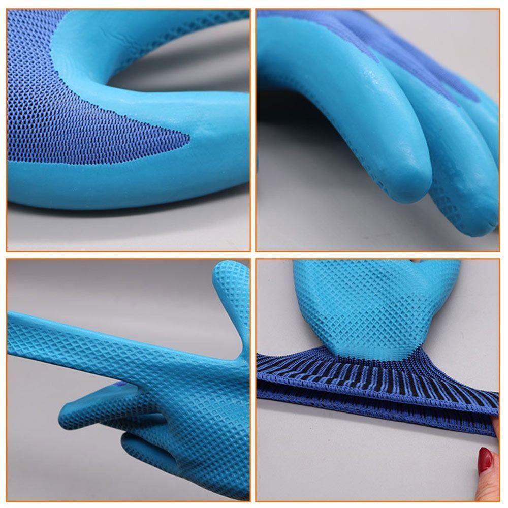 Emboss Embossing Work Gloves Antiskid Protective Mittens  Welding and Cutting