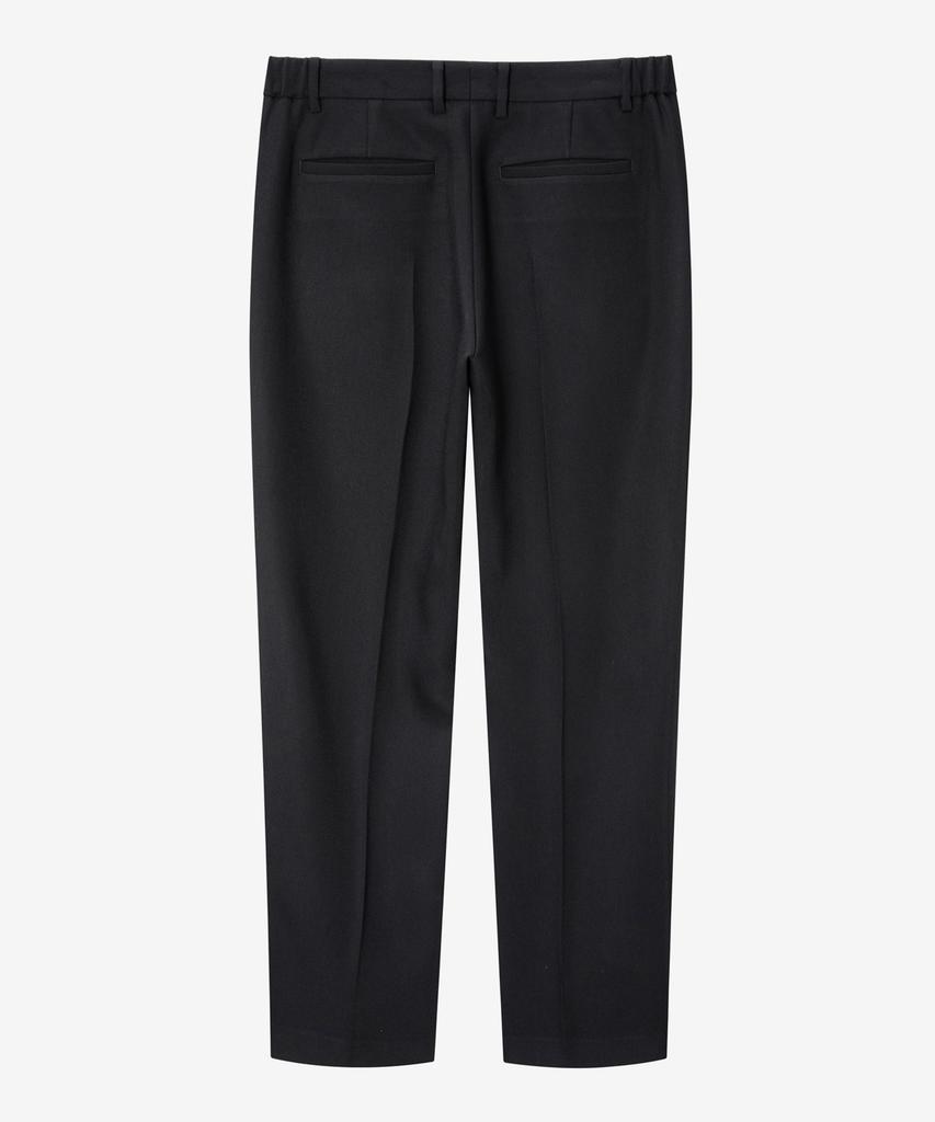 MINDBRIDGE [Couture] Semi-Wide Twill Elastic Waist Pants - 2 Colors