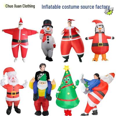 Christmas Festival Hot-Selling Santa Claus Reindeer Snowman Tree Inflatable Costume