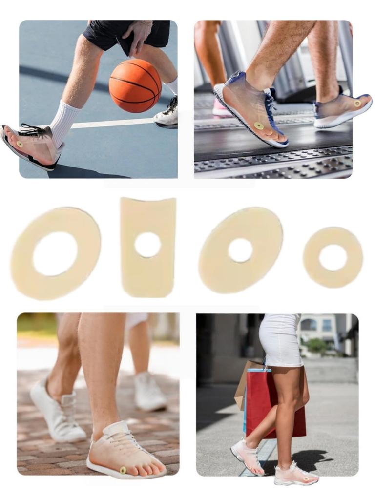 15PCS/Sheet 3 Types Callus Cushions Shoes Heel Pad Foam Round Toe Foot Corn Bunion Protectors Pads