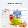 Parrot Spinner Toy: Decompression Flying Saucer for Cockatiels and Birds - Boredom Relief Wheel