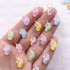 50Pcs Resin Colorful Mini Unicorn Flatback Cartoon Nail Art Rhinestone DIY Jewellery Scrapbook Crafts Decor Applique Accessories