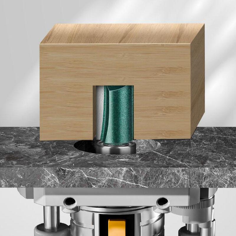 1/4 zoll 6mm Schaft Fräser Router Bit Trimmen Holz Fräser Dual Klingen