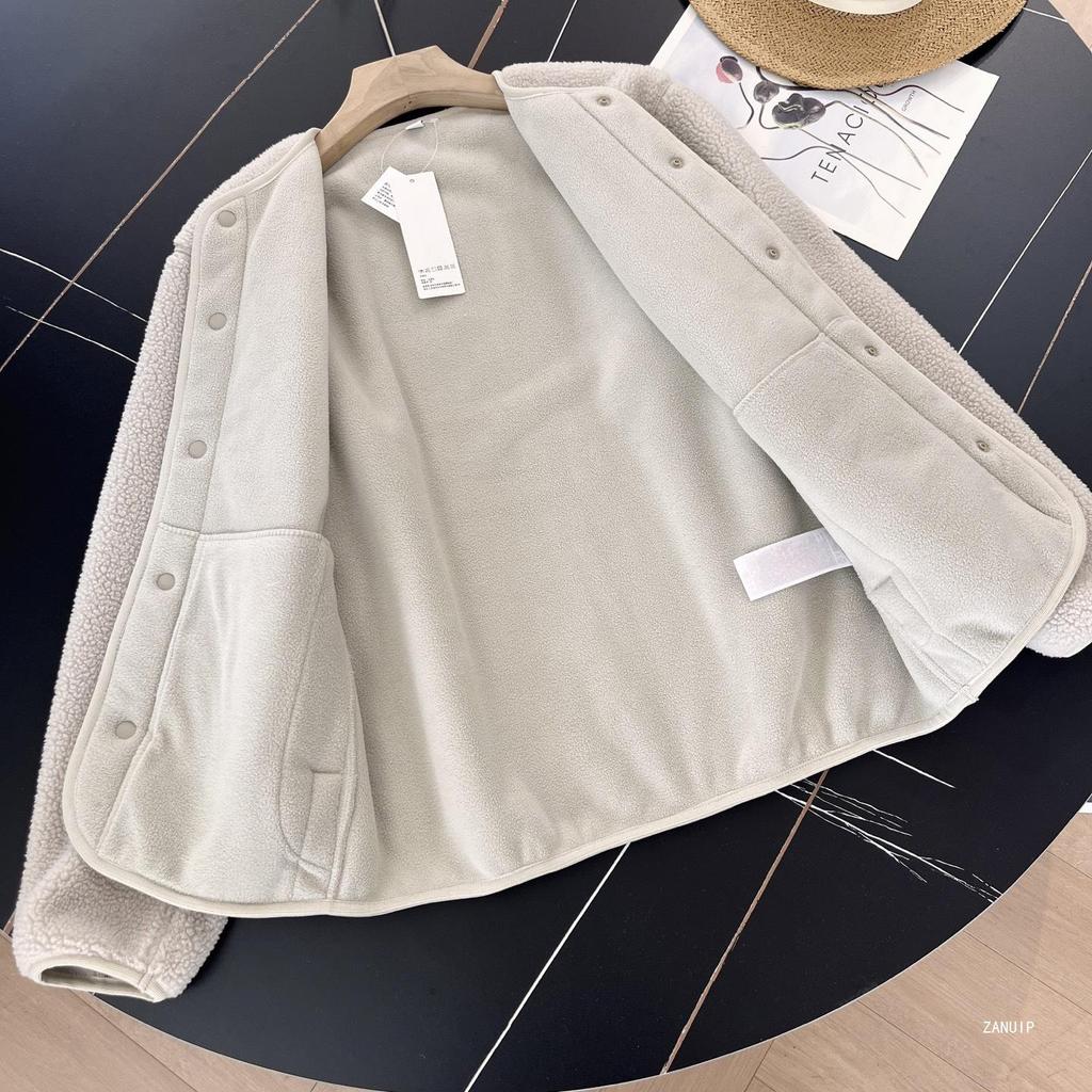 Men's Windproof Fleece Cardigan/Jacket - Autumn/Winter Imitation Lambswool, Style E481183