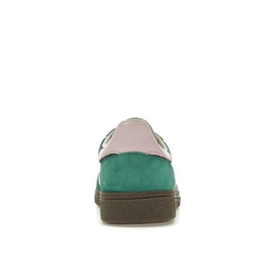 Adidas Handball Spezial Collegiate Green Pink Velvet Women Sneakers JI2648