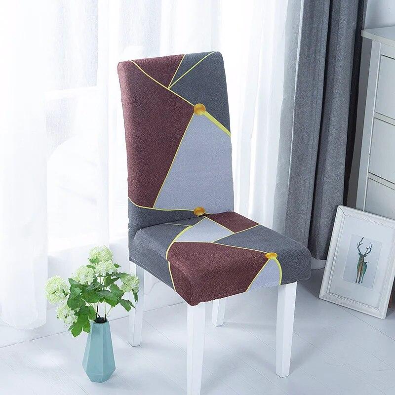 Elastic Dining Chair Cover Home Wedding Chair Cushion Removable Slipcovers Protector Anti-Dust Furniture Decor For Banquet Party