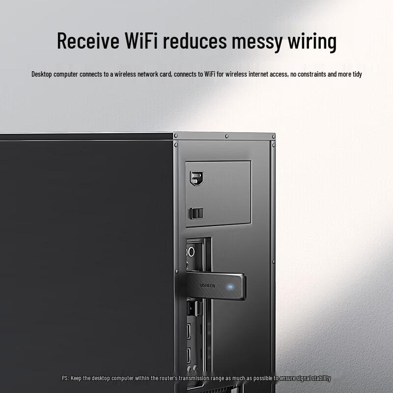 UGREEN CM492 AC1300M Dual-Band USB WiFi Adapter (CN version)